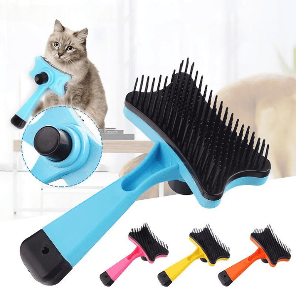 PetCare Pro – Escova Auto-Limpante para Pelos de Pet