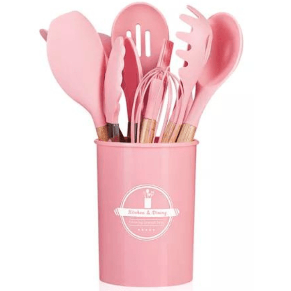 Conjunto ChefPrático - 12 Utensílios de Silicone Antiaderente