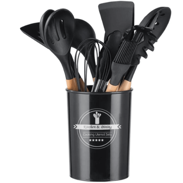 Conjunto ChefPrático - 12 Utensílios de Silicone Antiaderente