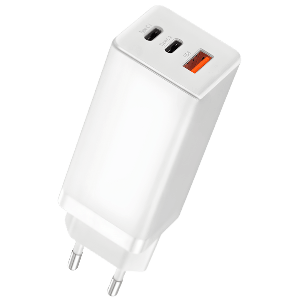 PowerBoost GaN 65W – Carregador Rápido de 3 Portas