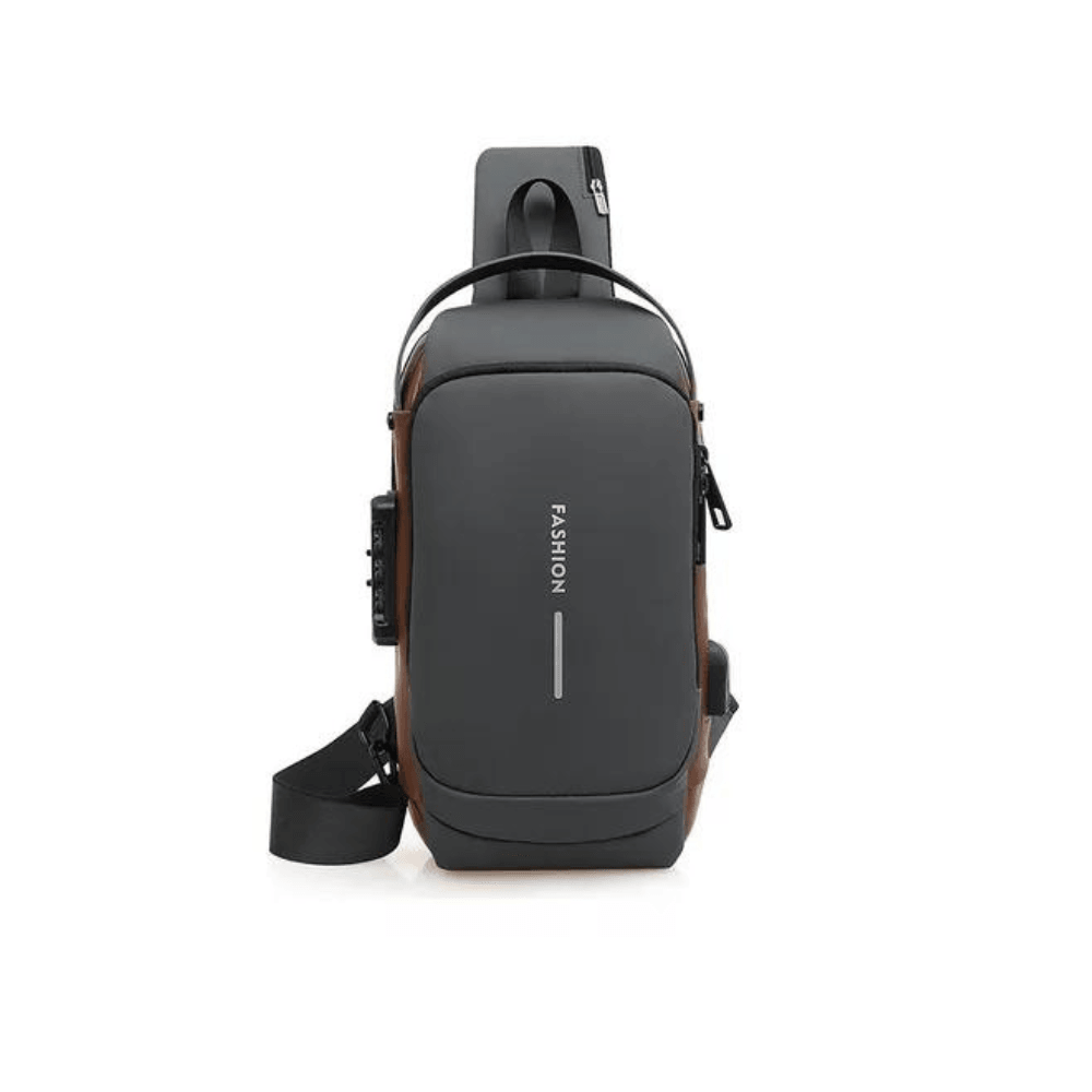 Mochila Masculina Antifurto Impermeável com Cadeado - SecureX