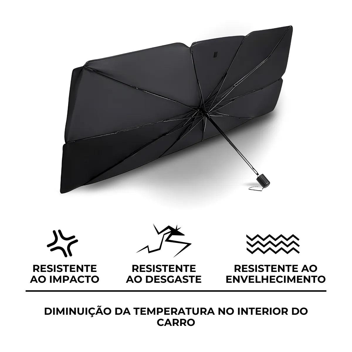 rotetor Solar Retrátil para Para-brisa - Proteção UV