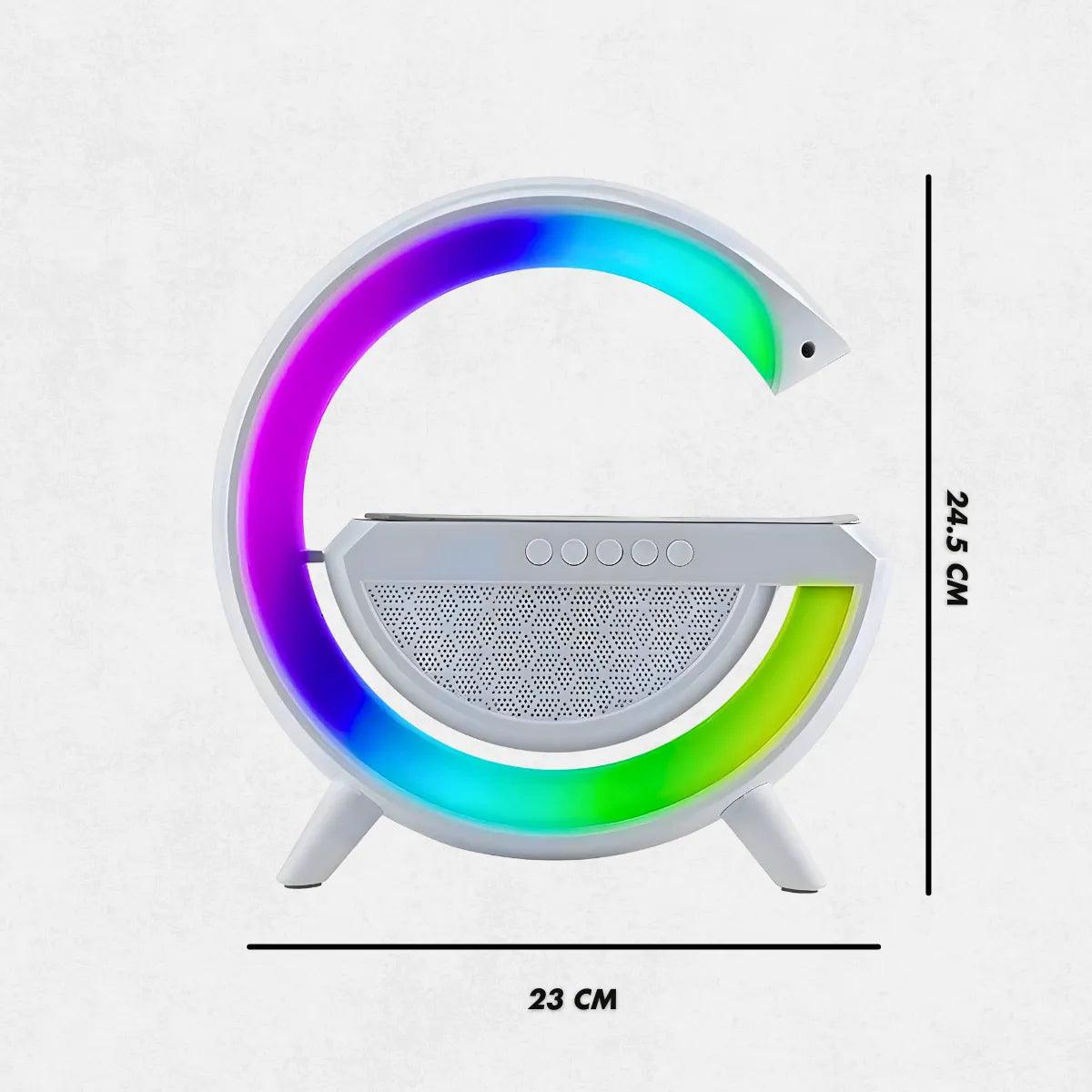 Luminária Sonic Glow - Iluminação, Som e Carregamento