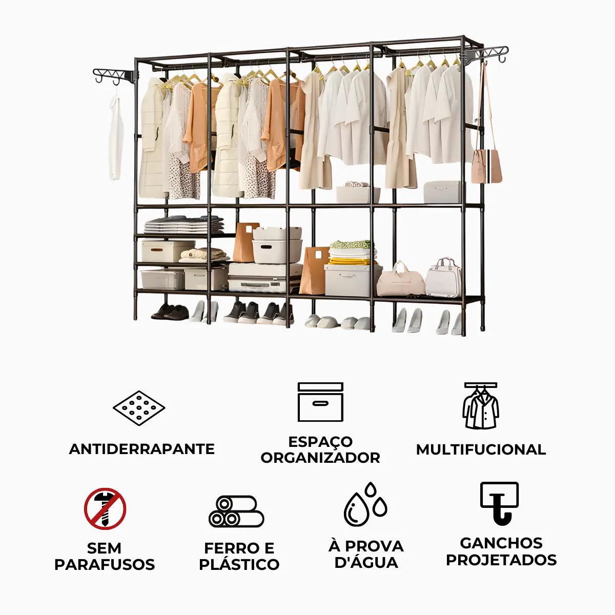 Guarda-Roupa Organizador Estilo 4X