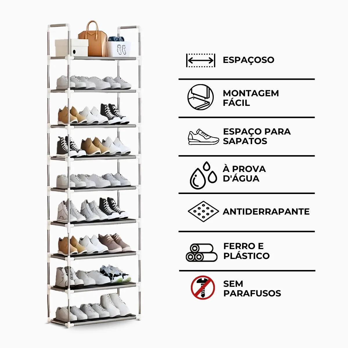 Sapateira Vertical Giga - Organizador de Sapatos