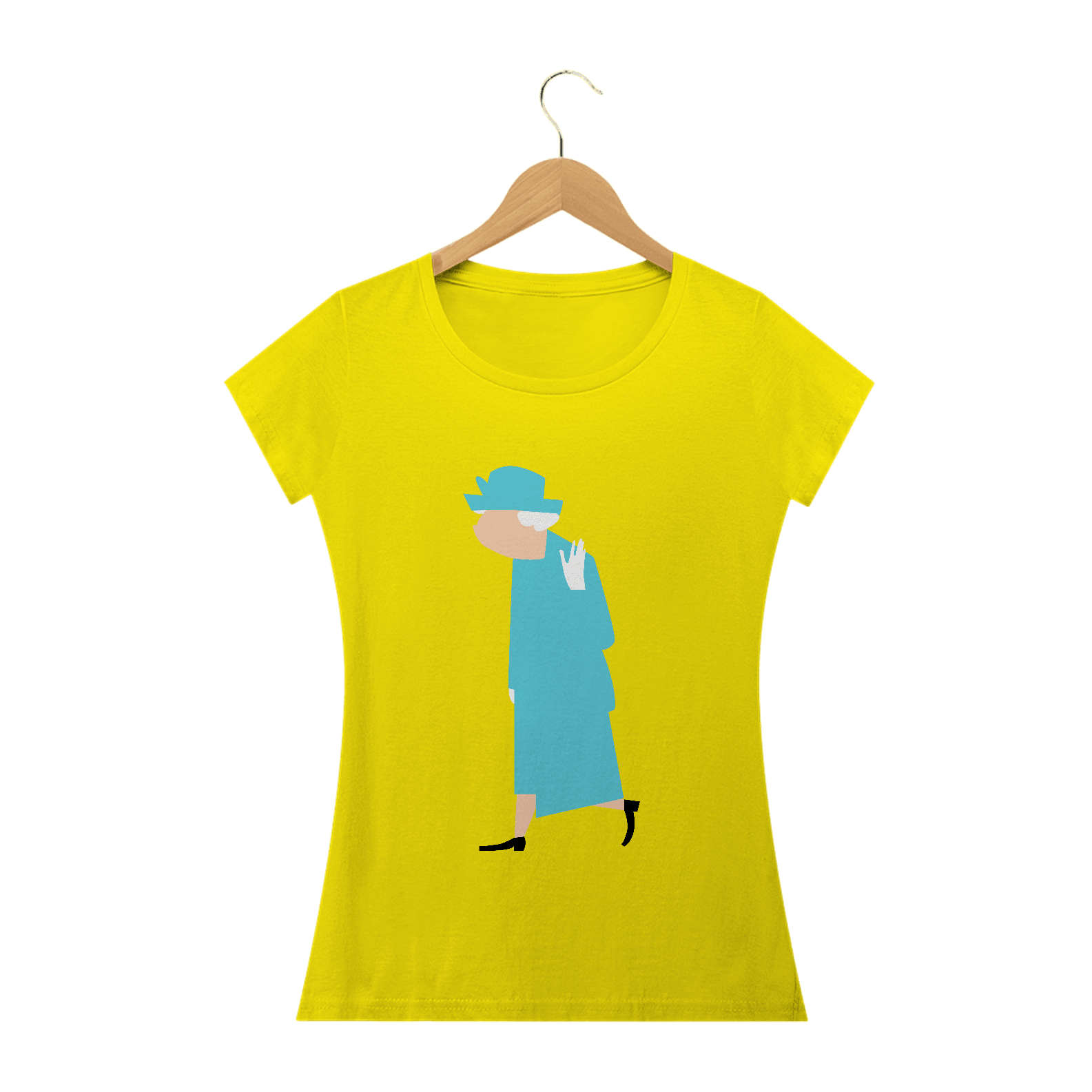 Camiseta - Rainha Elizabeth - Baby Long