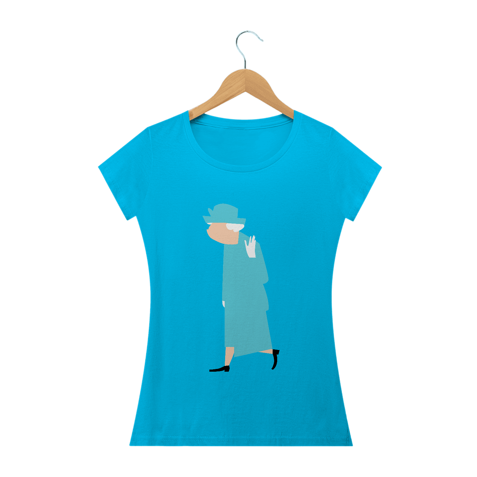 Camiseta - Rainha Elizabeth - Baby Long