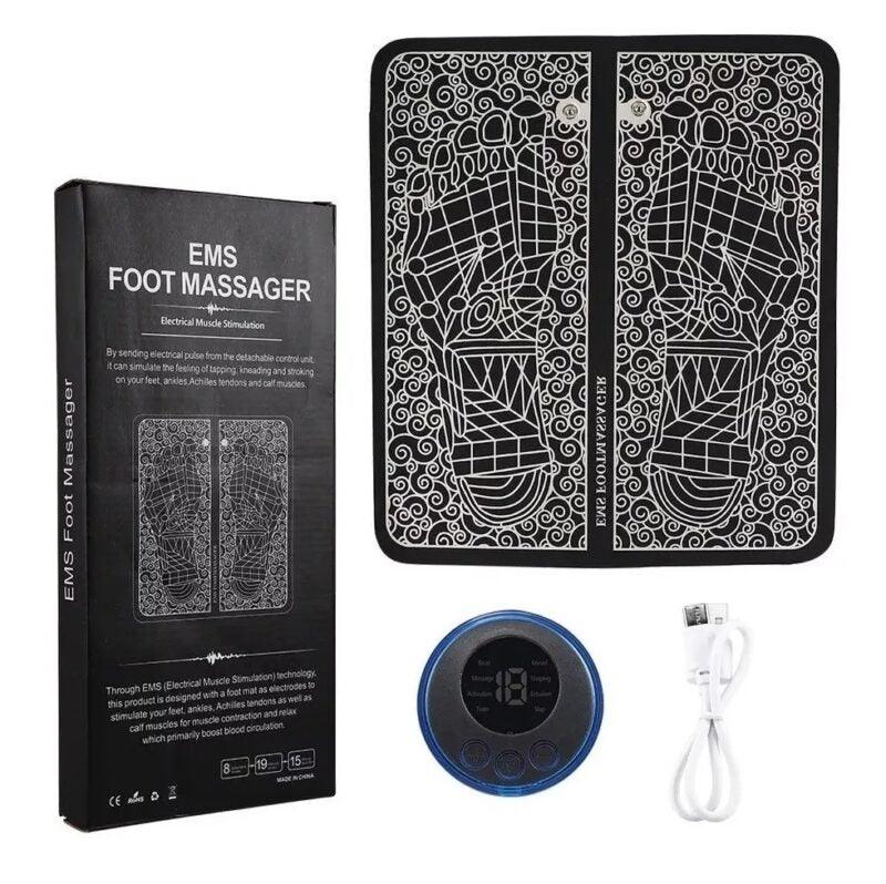 Massageador Para Pés Pernas Ems Magnético Relaxante Pro